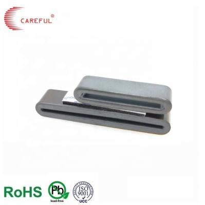 China Rohs ISO9001 NiZn MnZn ferrite material FS 49.6x6.5x44x12 flat cable EMI ferrite core for sale