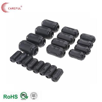 China SCRC35B Clip On 4mm Cable Flat  Black RFI EMI Noise Suppressor Cable Clip for sale