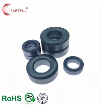 China EMI T100 Ferrite Toroidal Core Rohs ISO9001 NiZn MnZn Ferrite Material for sale