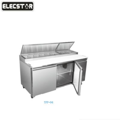 China Single-temperature kitchen stainless steel preb tabletop /fridge/commercial refrigeration for sale