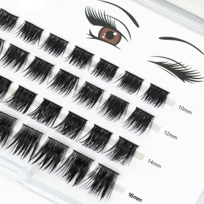 China DIY LASH group eyelash extensions bunch whips tray eye lash diy mink for sale