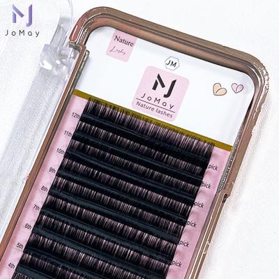 China JOMAY Mink 25mm Silk Hair Lash Extension Trays All Size Lashes Super Soft Original Individual Lashes Extensions for sale