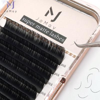 China JOMAY Super Soft Lashes Extension PBT Velvet Eyelash Extensiones Vendor Private Label Mink Lashes Extensions Different for sale