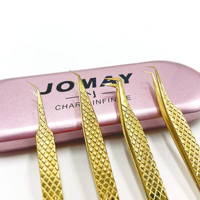 China New Diamond Handle Available Private Label Jomay Volume Tool Kit 2022 Custom Logo For Extension Eyelash Tweezers for sale