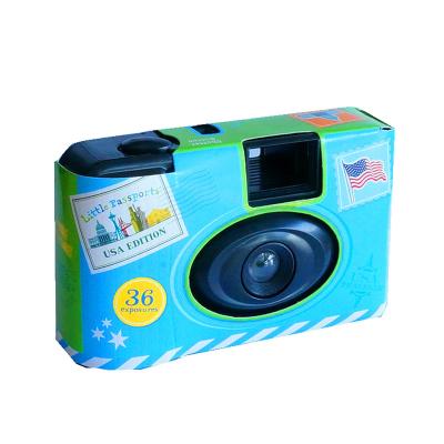 China Cheap Camera Single Use Camera Without Instant Outdoor Used With 36EXP Fuji Color Film Focus Free Customized Paper Print for sale