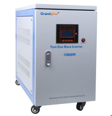 China DC TO AC  220V PURE SINE WAVE SINGLE PHASE 15KW OFF GRID SOLAR INVERTER for sale