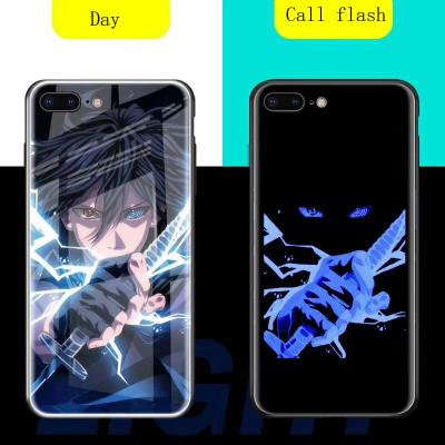 China High quality Luxury PC+TPU Smart LED Flash Light Clear Called Luminous Case for iPhone case for sale