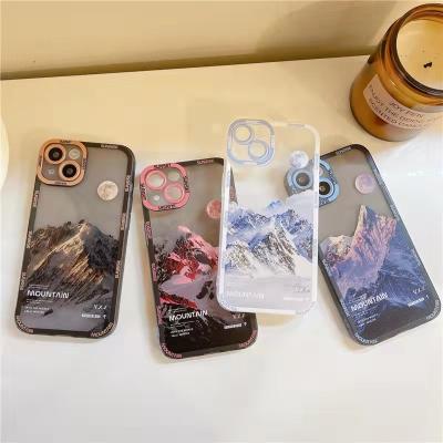 China Beautiful Snow Mountain Cell Phone Covers  ZLC005 Transparent for sale