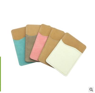 China Blank  Leather Card Holder Wallet  DIY Sublimation  Sustainable for sale