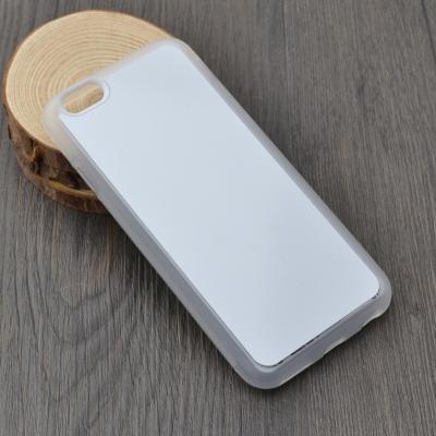 China Wholesale 2D blank phone case for heat transfer print,transparent sublimation TPU+PC phone case for sale