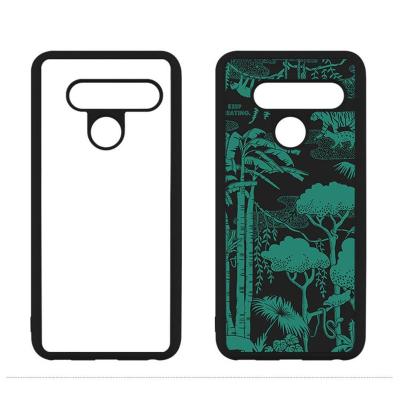 China Best Selling Sublimation Transfer 2D TPU wih PC Phone Case for LG V50 for sale