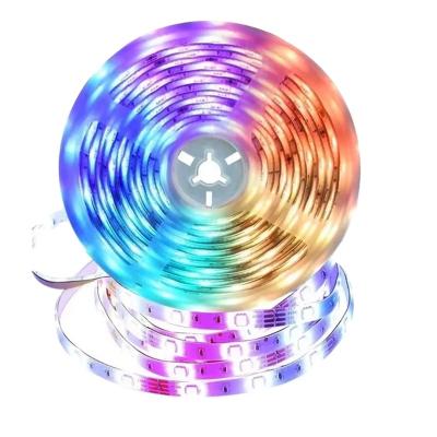 China Home Decroation High Quality Wholesale Custom Cheap IP65 Waterproof RGB 5050 Led Strips Set Outdoor Flexible Holiday Lighting for sale