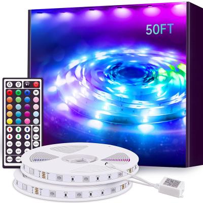 China Home Decroation Golden Supplier China Factory 30leds RGB 5050 Neon Light Colorful Rgb Led Strip Light For Car for sale