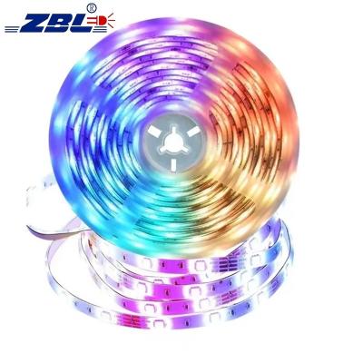 China Flexible Decroation Customization FPC Width 10mm Home Waterproof RGB5050 Led Strip Lights Flexible For TV Backlight for sale