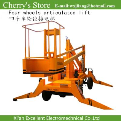 China Four wheels articulated lift/ up lift for sale