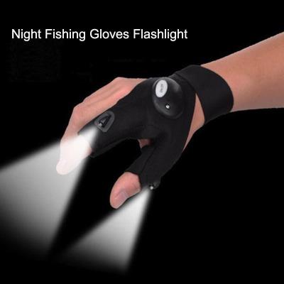 China Gloves with LED Light Hunting Outdoor Fingerless Fishing Camping Hiking Survival for sale