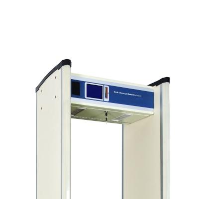 China Airport 18 Zones LCD Screen Airport Use Walk Through Door Metal Detector Body Security Scanner TEC-600C for sale