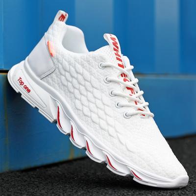 China CUSHIONING Pre Sale Lace Up Sport Casual Shoes White Sneakers Men for sale