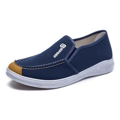 China Fashion Trend Spring Shoes Stylish Cheap Casual Walking Men's Breathable Canvas Loafer Shoes for sale