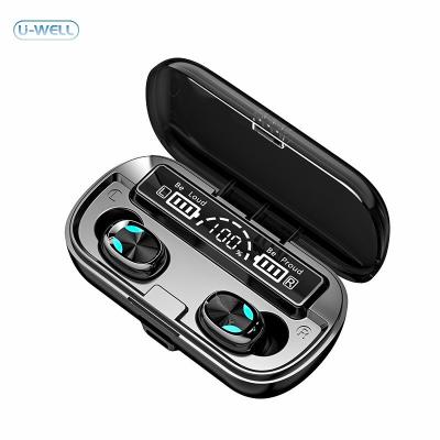 China Sustainable X8 Wireless Headphone LED Digital Display Headset Bluetooth 5.1 Earbuds Noise Cancelling TWS Sports Earphones for sale