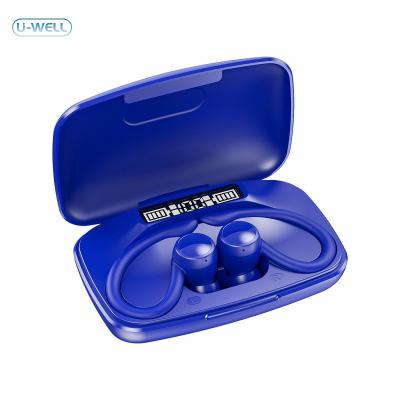 China Sustainable T82 Long Battery Life Earhook BT 5.3 Headphone TWS Earbuds Waterproof Wireless Sport Headset for sale