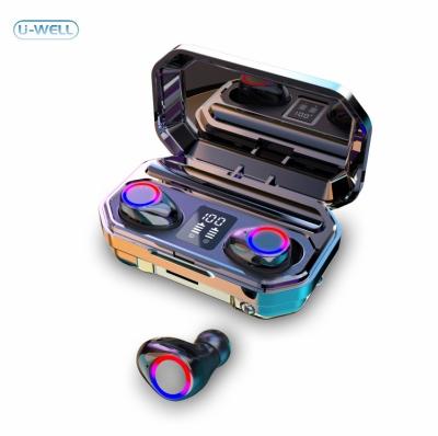 China Gaming Earphone Stereo Earphones M12 TWS Wireless Headphones Earphone Gaming Low latency Noise Reduction Waterproof Earbuds Headsets with Power Bank for sale