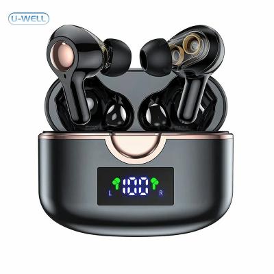 China Sustainable Hot Selling T22 Heavy Deep Bass Gaming Earbuds Wireless Earphone LED Display Touch Control Headphone Tws Earbud for sale