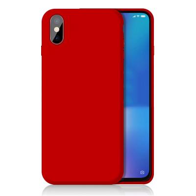 China Protect Mobile Phone Colorful Candy Silicone Rubber Hot Selling Shockproof Liquid Cell Phone Case For Apple iphone xs max for sale