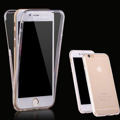 China Ultra Thin 360 TPU Silicon Clear Protective Shockproof Ultra Thin Phone Case Cover For Apple iPhone 8 for sale