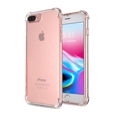 China Clear Shockproof Protector Cover Fashion TPU Silicon Back Cover Phone Case For Apple iPhone 8 for sale