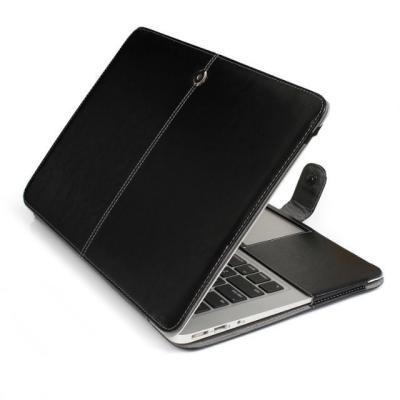 China Premium Leather Case Stand PU Leather Case Cover For Apple Macbook 12 inch for sale