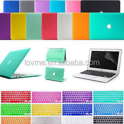 China Matte Hard Case Keyboard Cover Screen Protector for Mac Book Air 11