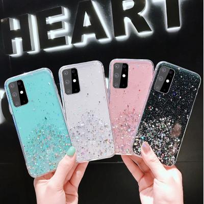 China Protect Mobile Phone For Samsung S21 Case Glitter New Design High Quality Glossy TPU Hard Case For Samsung S21 Plus for sale