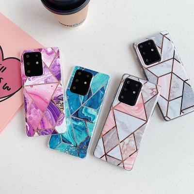 China Protect Cell Phone S20 Cover Flexible TPU Marble Pattern Phone Case For Samsung Galaxy S20 for sale