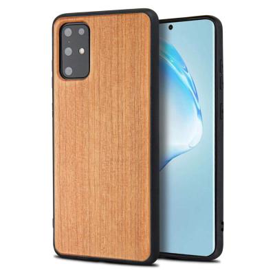 China Soft Wood Back Cover Case For Samsung S20 , Real Wood White Cell Phone Case For Samsung Galaxy S20 Series for sale