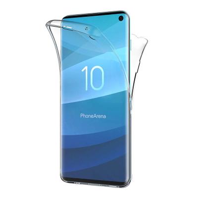 China Ultra Thin Silicone Shock Absorbing TPU 360 Degree Full Coverage Case For Samsung Galaxy S10 S10 Plus Cover Device for sale