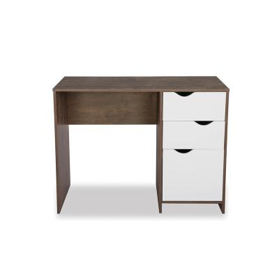 China KD 2021 Hot Selling Wooden Computer Table With 3 Drawer For Home for sale