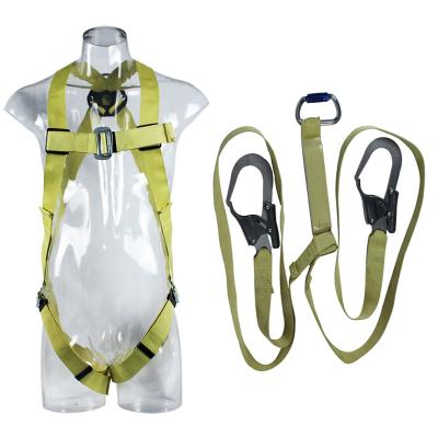 China Hot Selling High Altitude Work Electricians Protective Climbing Adjustable Falling Safety Harness for sale