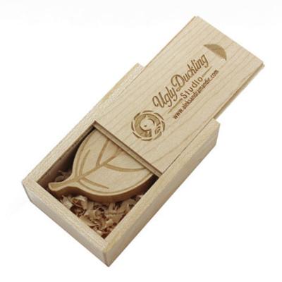 China Recycled Materials Customized Custom Wooden Gift Small Small Box For A Usb for sale