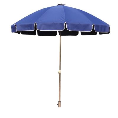 China Modern High Quality Outdoor Patio Furniture 2.7m Custom Beach Umbrellas for sale