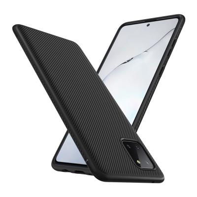 China Soft Rubber Anti-skid Shockproof Cross Grip TPU Mobile Phone Pattern Back Cover For Samsung Galaxy Note 10 Lite 2020 for sale