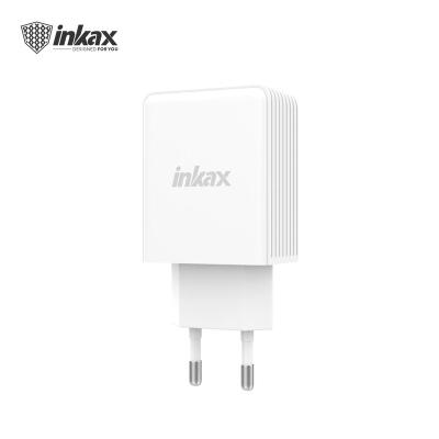 China Inkax CD-47 QC3.0 Single Quick USB Mobile Phone Charger EU Plug Travel Portable Wall Fast Mobile Phone Charger Adapter for sale