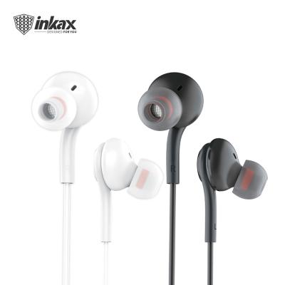 China In-Ear inkax EP-05 3.5mm Wired Earphone In-Ear Sports Headphones With Microphone For Mobile Phone / Game / 3.5mm Device for sale