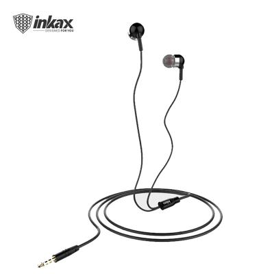 China in-ear in-ear inkax EP-07 3.5mm Wired Earphone Sports Headphones with Microphone for Mobile Phone/Game/3.5mm Device for sale