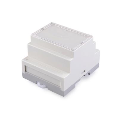 China Industrial Electronic Industrial Rail Enclosure Plastic Rail Enclosure Wire Junction Box Wire Junction Box Wire Junction Box ABS Shell Project DIY Custom 87*72*60mm for sale