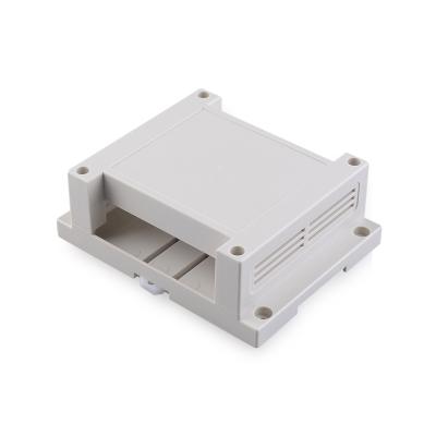 China Industrial Project Plastic Enclosure Rail Rail Din Shell Control Products ABS Junction Case Electrical Hardware Electronic Housing DIY Supplies 145*90*40mm for sale