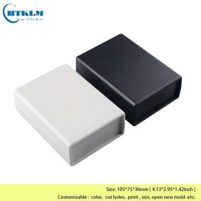 China electronics & Custom ABS Plastic Junction Box Electrical Distribution Instrument Fencing Enclosure Project Box Diy Electronic Case 105*75*36mm for sale