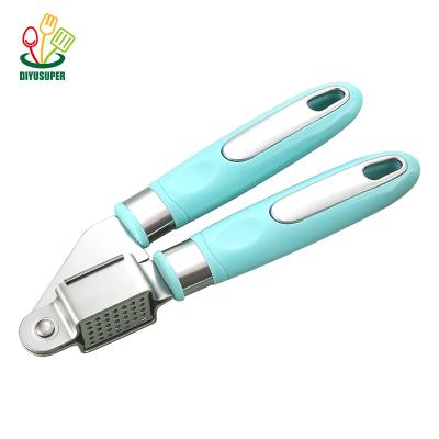 China Viable Premium Manual Meat Grinder Ginger Chopper Crusher Garlic Press Garlic Press Stainless Steel Kitchen Tool Instrument for sale