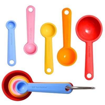 China Viable Hot Selling Kitchen BPA Free Colorful Silicone Measuring Cups Set For Liquid Dry Measuring for sale