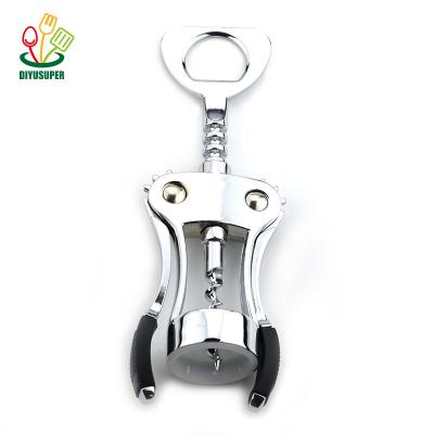 China Sustainable Hot Selling Multifunctional Metal Stainless Steel Red Wine Bottle Opener for sale